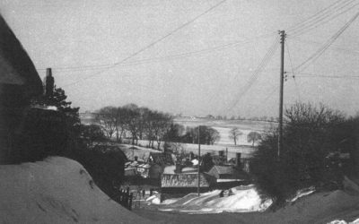 Bartlow Road in the snow., 1963