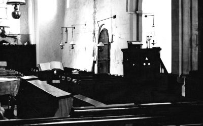 St Botolph’s, view of nave looking west, 1980s