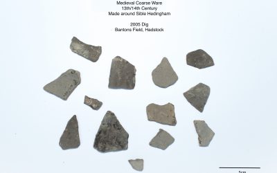 2005 Dig-Medieval Pottery Sherds (coarse ware)