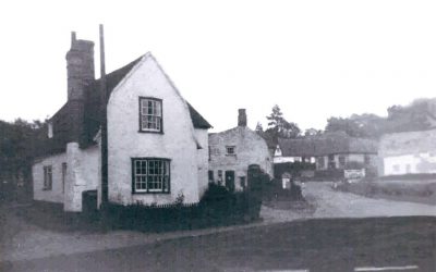 The Green, Goldacre Cottage and neighbouring Post Office in Roundhill Cottage