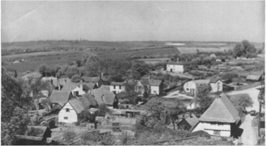 Village view from Church Tower, early 1950s